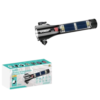 Linterna de emergencia con panel solar SD-5626