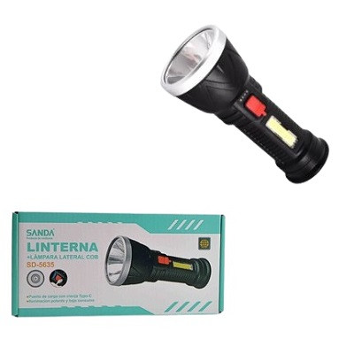 Linterna + lámpara lateral COB SD-5635