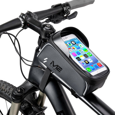 Soporte de móvil para bicicleta con bolsa