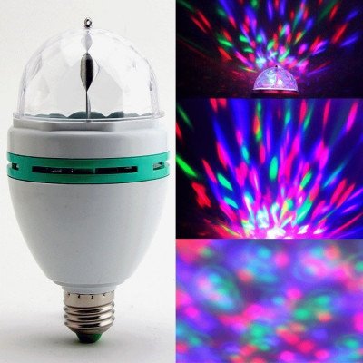 Bombilla LED giratoria