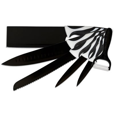 Pack de 5 cuchillos con revestimiento cerámico BN5926 (12)
