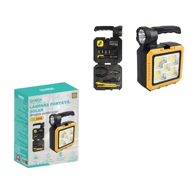 Lámpara solar + herramientas SD-5540