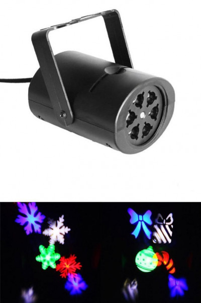 Foco proyector luces de navidad con movimiento. W665
