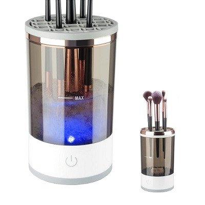 Limpiador de brochas de maquillaje