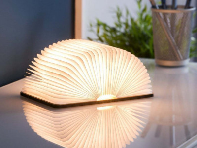 Luz en forma de libro 
