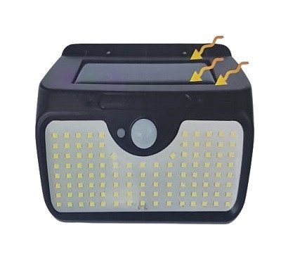 Luz de exterior 1200 lúmens