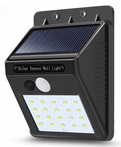 Lámpara para exterior con panel solar