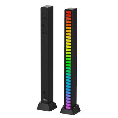 Barra de luces LED colores con base