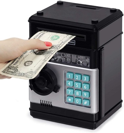 Hucha electrónica caja fuerte
