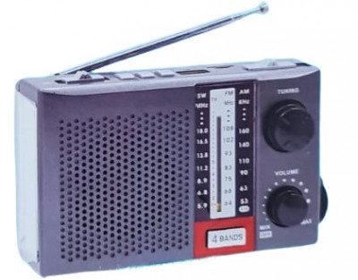 Radio AM/FM con linterna SD-0125 / 4011