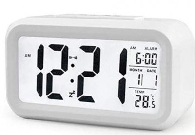 Reloj despertador de mesa con números grandes