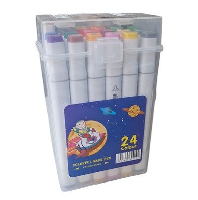 Pack de 24 rotuladores doble punta